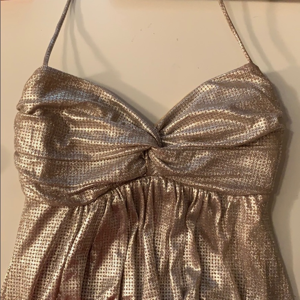 Mini Dress XS - Silver Print - Picture 2 of 5